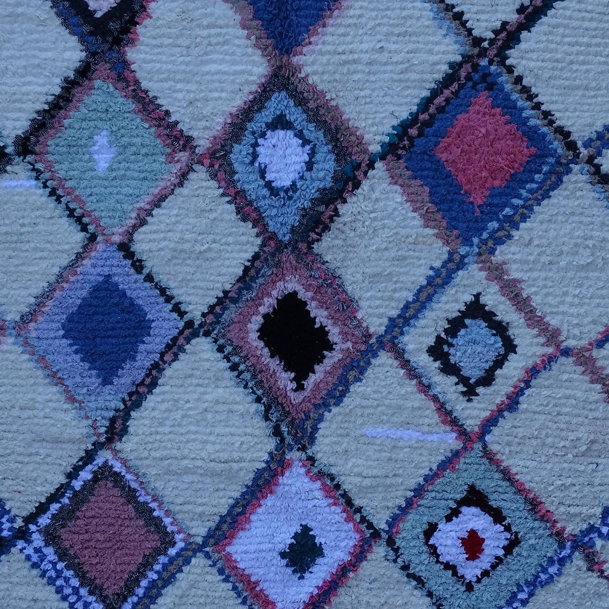 Authentique tapis berbère fait à la main en coton MIFU