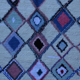 Authentique tapis berbère fait à la main en coton MIFU