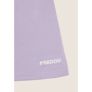 Gonna Bambina a trapezio in cotone texturizzato