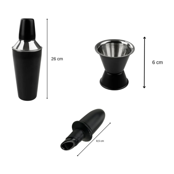 Lot de 3 accessoires à cocktail Fackelmann Spectre