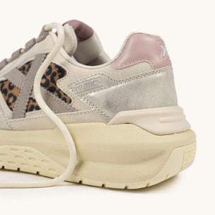 Zapatilla de Diseño Futurista en Tonos Lavanda y Arena MUNICH NEXA WMN 21