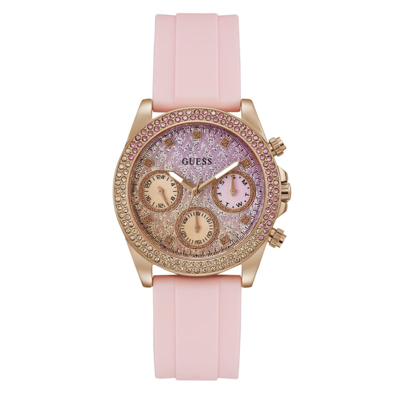 Reloj Guess GW0032L4 Mujer Analogico Cuarzo con Correa de Silicona