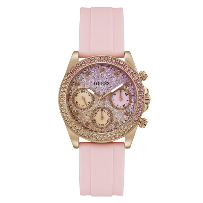 Reloj Guess GW0032L4 Mujer Analogico Cuarzo con Correa de Silicona