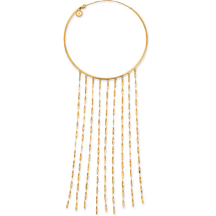 Collana Line Zahara   in Acciaio Placcato Oro