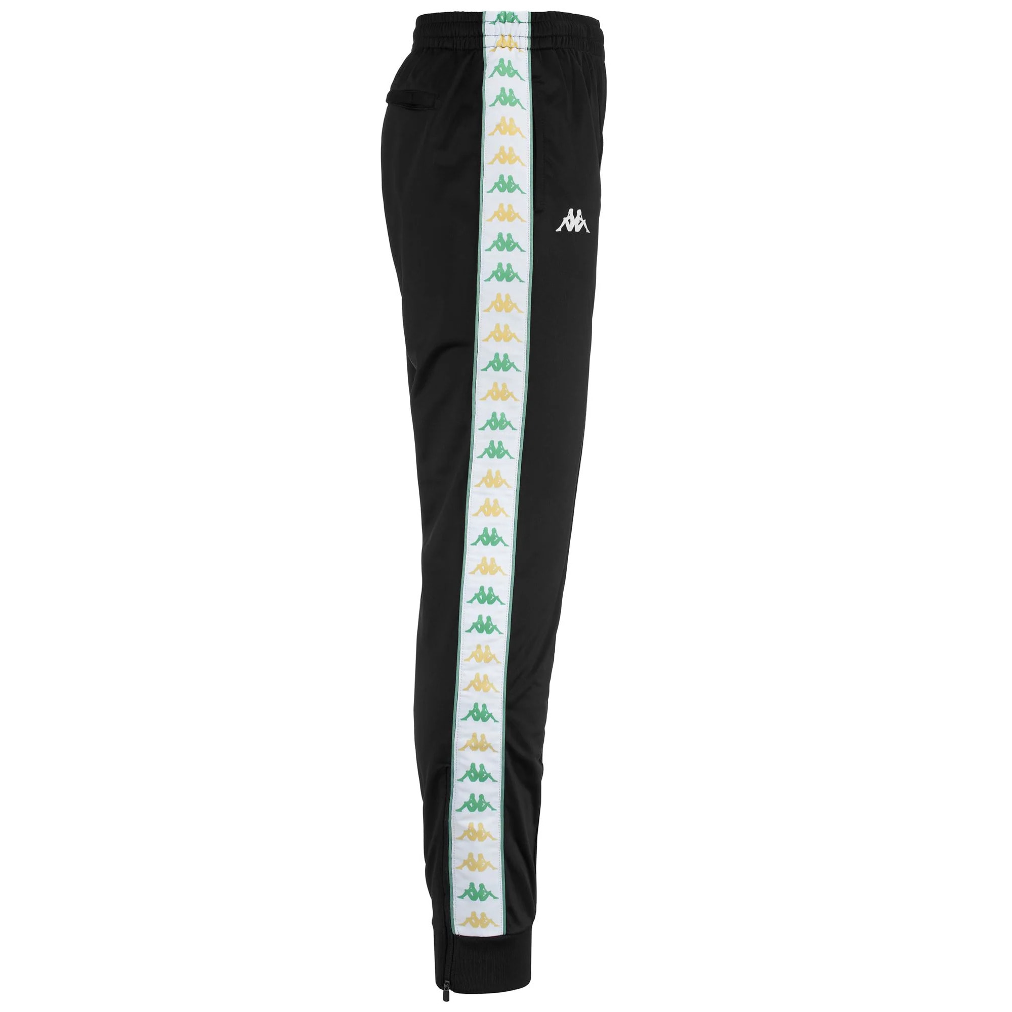 Kappa - Pantalones Hombre Negro - 222 BANDA RASTORIAI SLIM