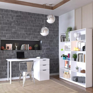 Mesa de escritorio Luma Blanco Artik (Blanco Mate)