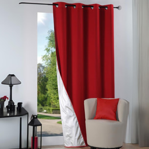Rideau thermique été - Rouge