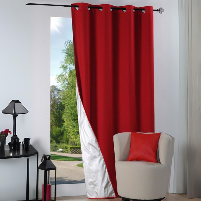 Rideau thermique été - Rouge