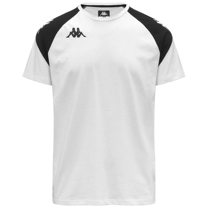Kappa - T-Shirts & Top Uomo Bianco - Kappa4Football Laccio