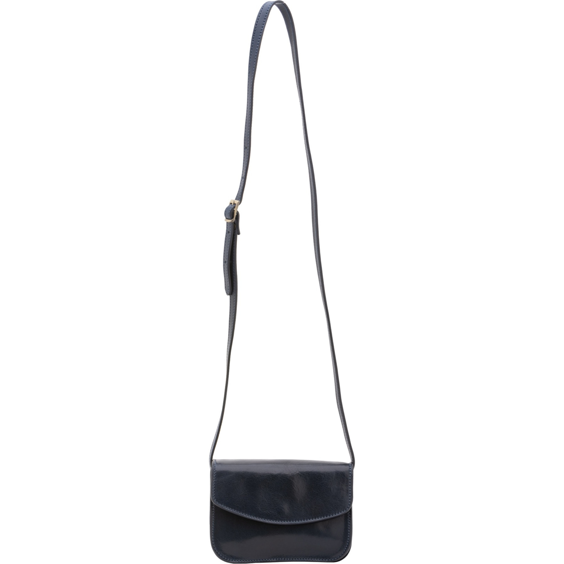 Borsa a tracolla da donna - Modello False - Vera pelle - 19.0 x 13.0 x 9.5 cm