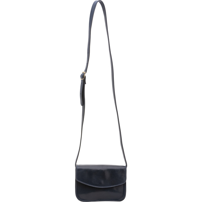 Borsa a tracolla da donna - Modello False - Vera pelle - 19.0 x 13.0 x 9.5 cm