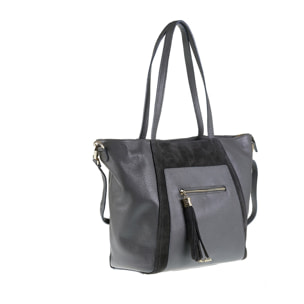 Borsa a mano da donna Made in Italy - Modello Erisia Plus - 100% pelle - 48.0 x 30.0 x 16.0 cm