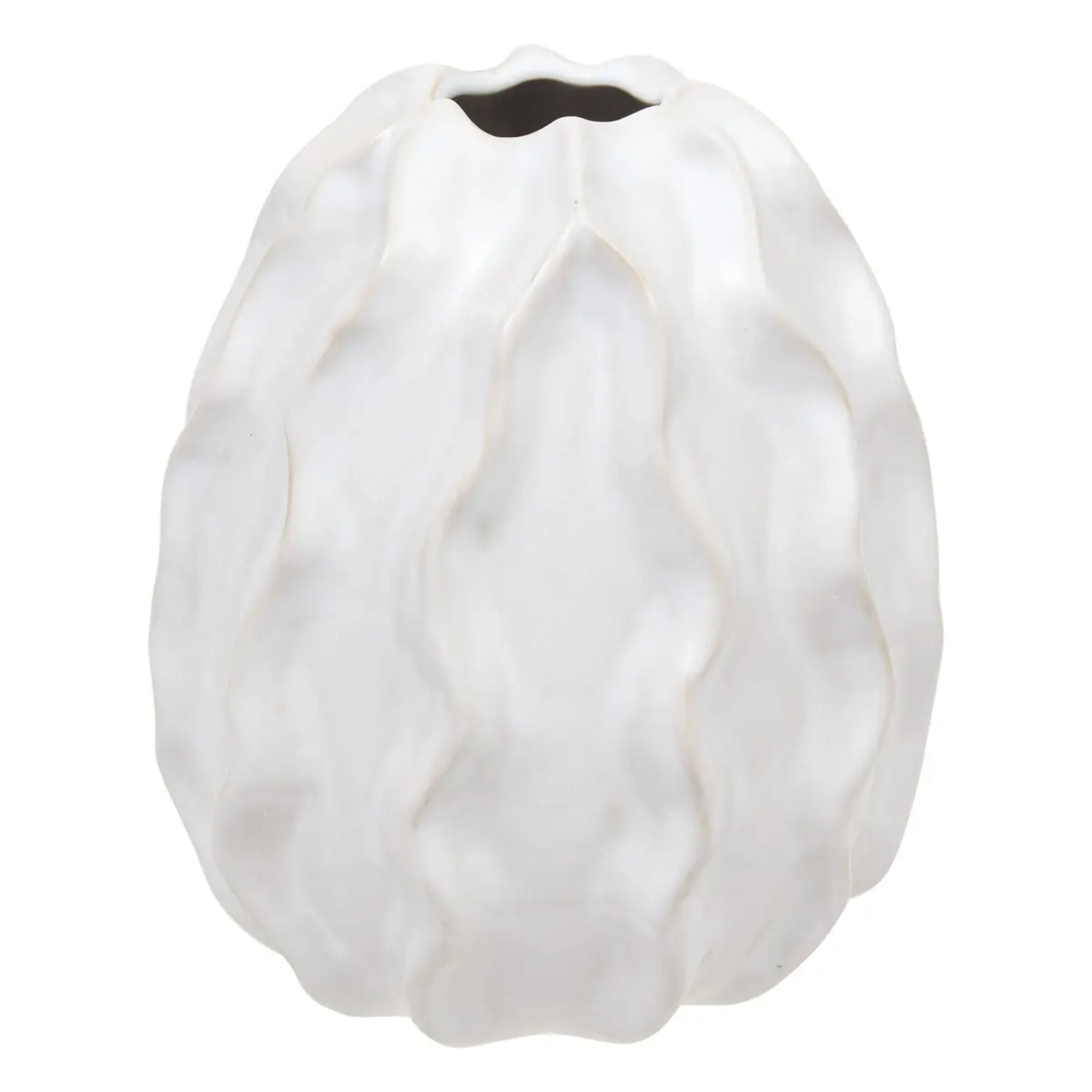 Vase Sandri blanc H17cm