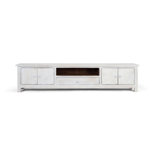 Mueble TV de Madera de Mango 230 Cm Estilo Mediterráneo Moderno