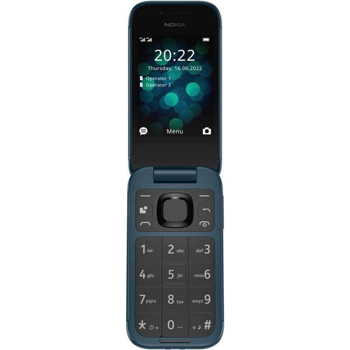 Téléphone portable NOKIA 2660 Flip Bleu DS