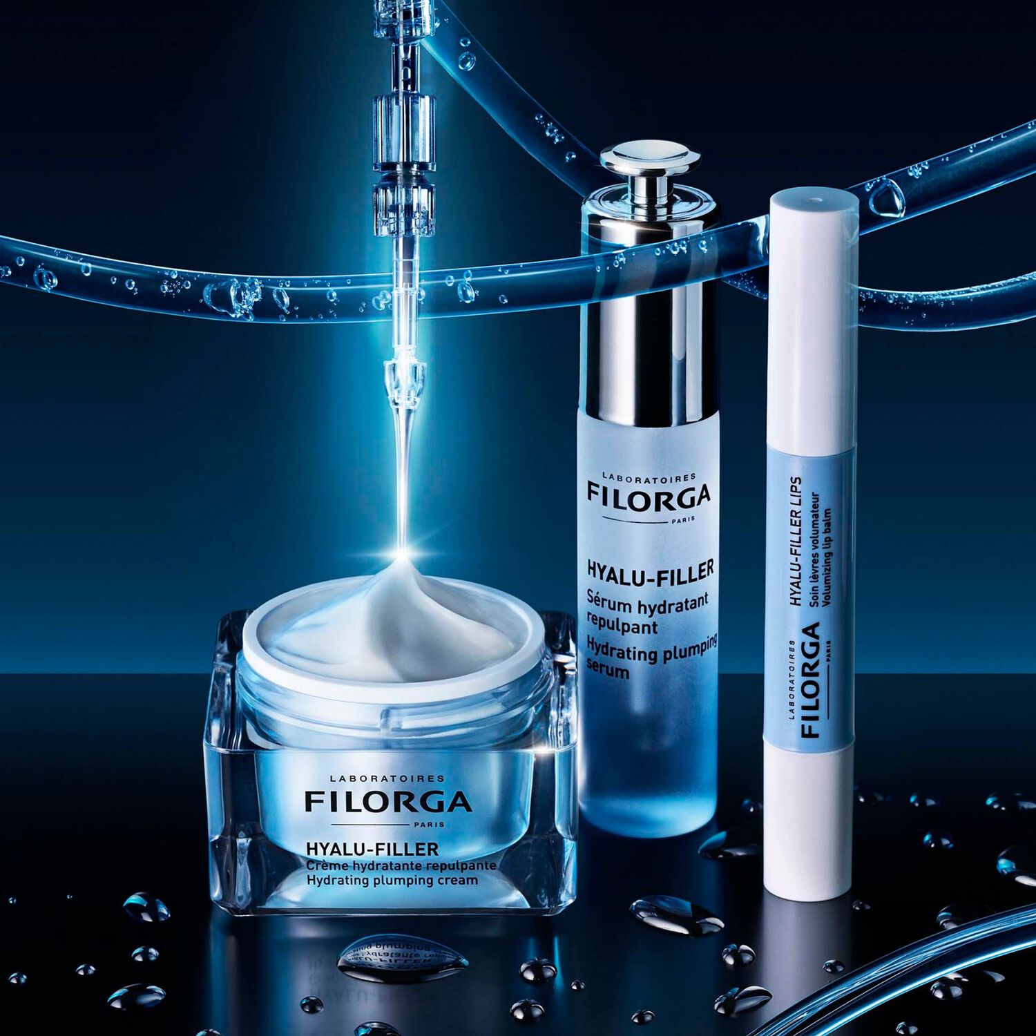 Hyalu-Filler - Coffret Hyalu-Filler Sérum Hydratant 30 ml + Hyalu-Filler Lips Soin Lèvres Volumateur 4g