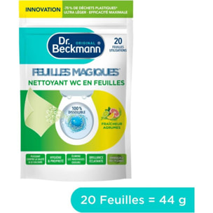 Nettoyant DR BECKMANN Feuilles Magiques – WC – Fraîcheur Agrumes