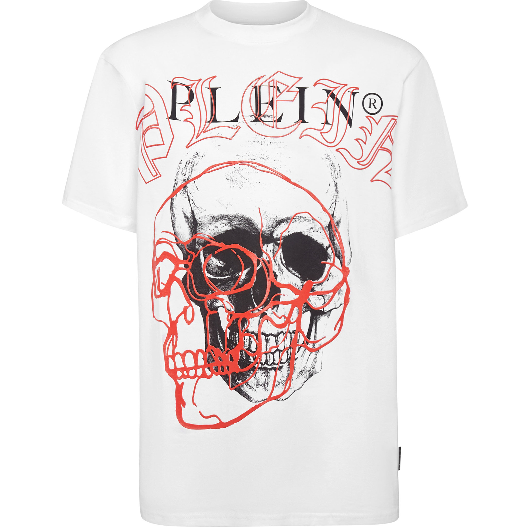 PHILIPP PLEIN Camiseta de cuello redondo y manga corta