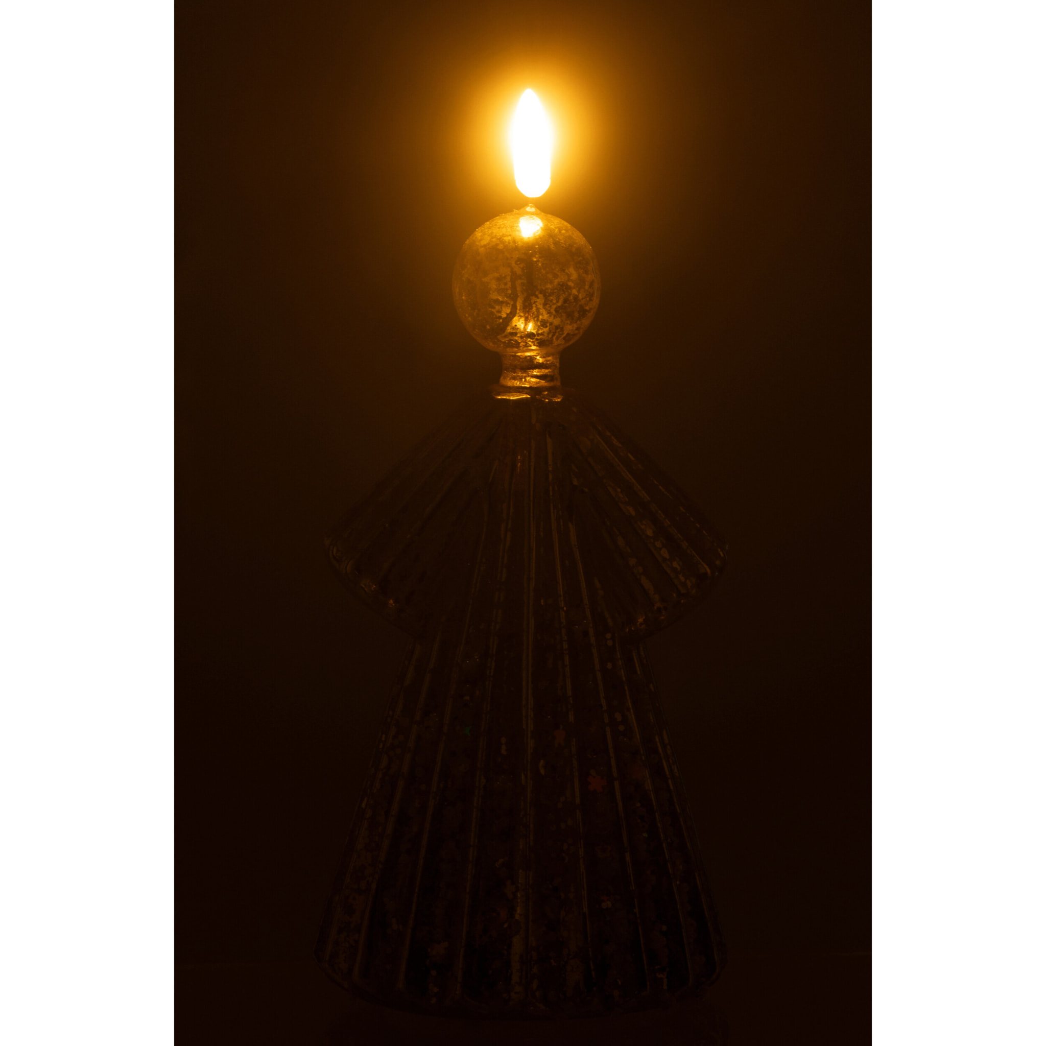 J-Line figurine Ange - verre - or - large - LED
