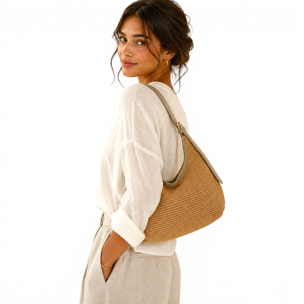 Borsa a spalla Cheval Firenze Malaga Mini New Beige