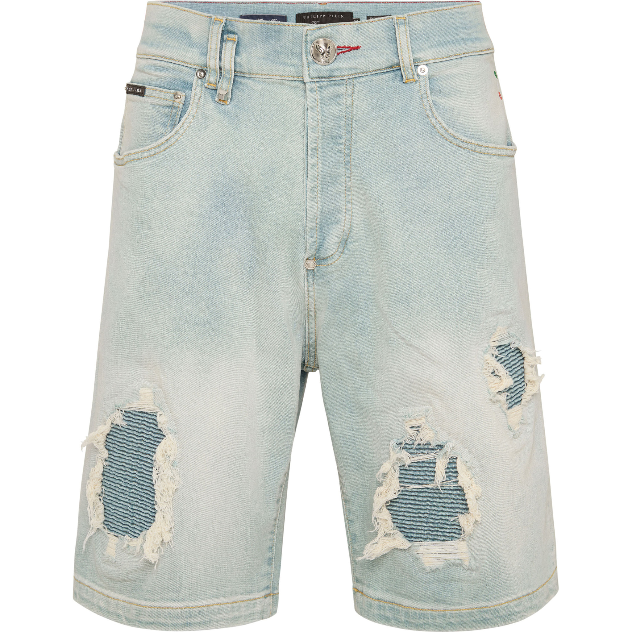 PHILIPP PLEIN Pantalones cortos vaqueros