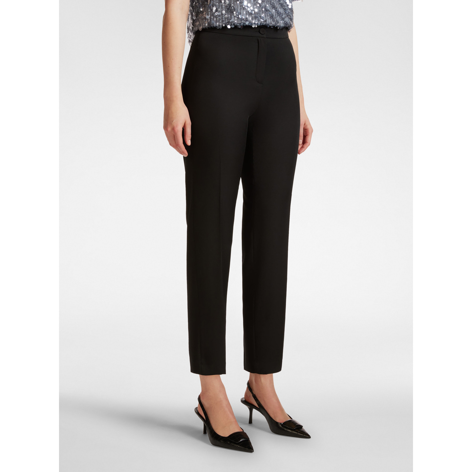 Elena Mirò - Pantalón recto elegante - Negro