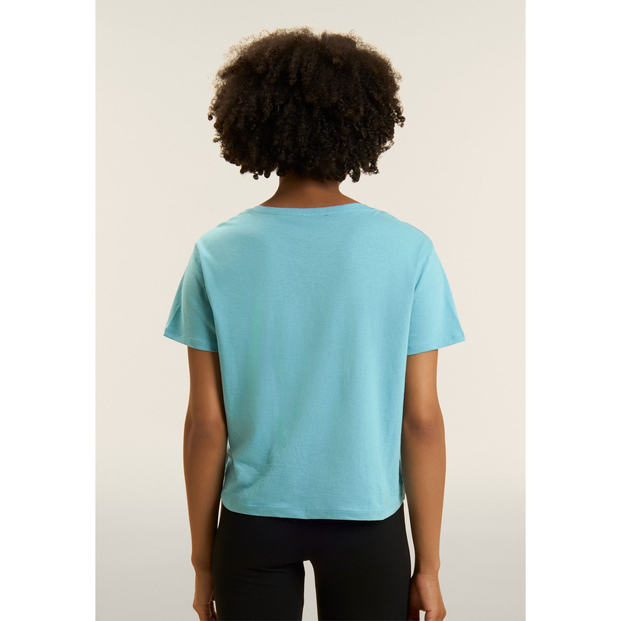 T-shirt Manica Corta Cropped con piccolo Logo FREDDY