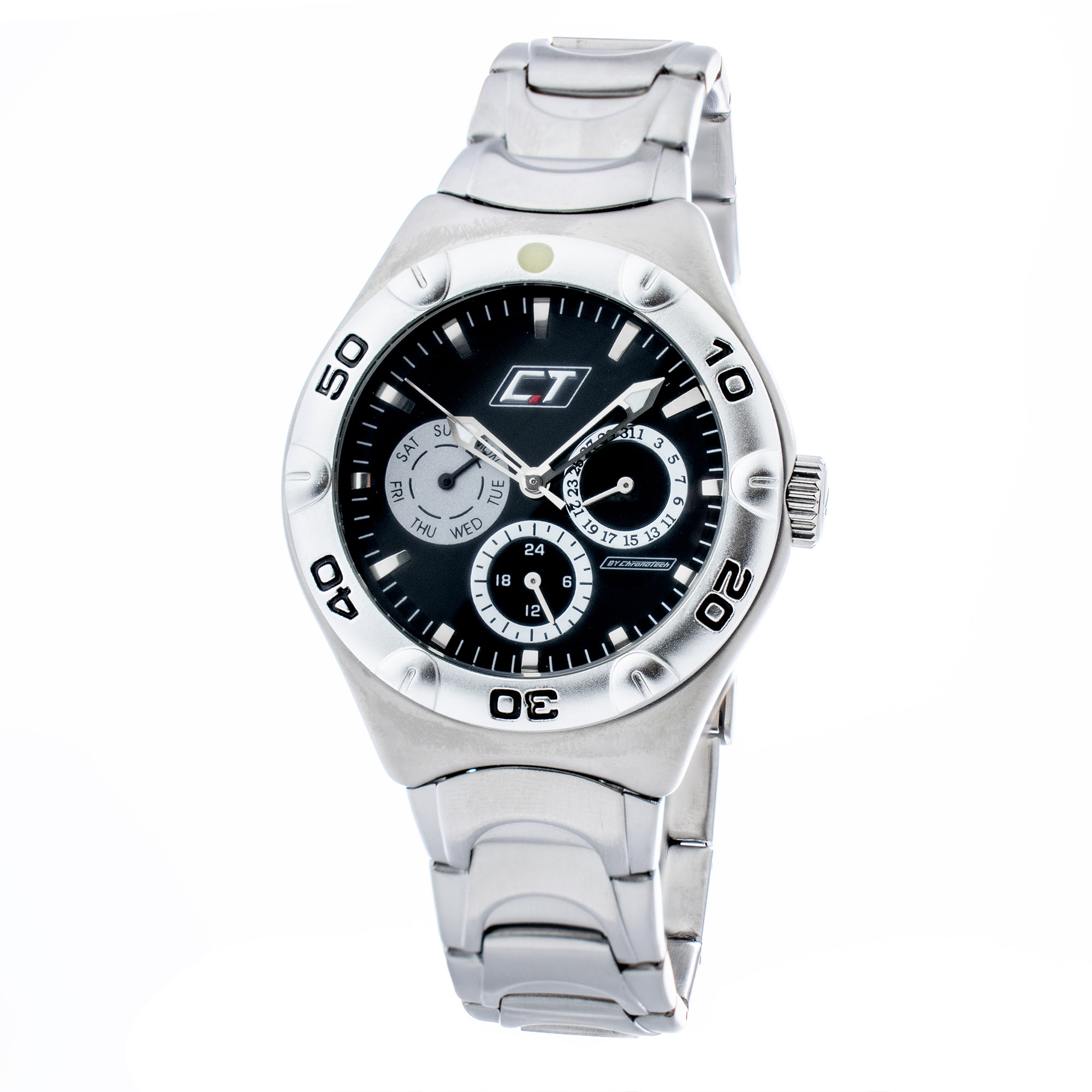 Reloj Chronotech CC7051M-02M Unisex Analogico Cuarzo con Correa de Acero