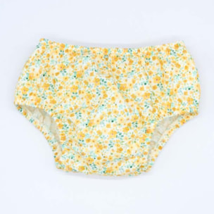 CUBREPAÑAL FLORES AMARILLO