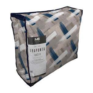 TRAPUNTA INVERNALE BASIC, 200gr, Doubleface, Microfibra, Made in Italy - PENNELLATE