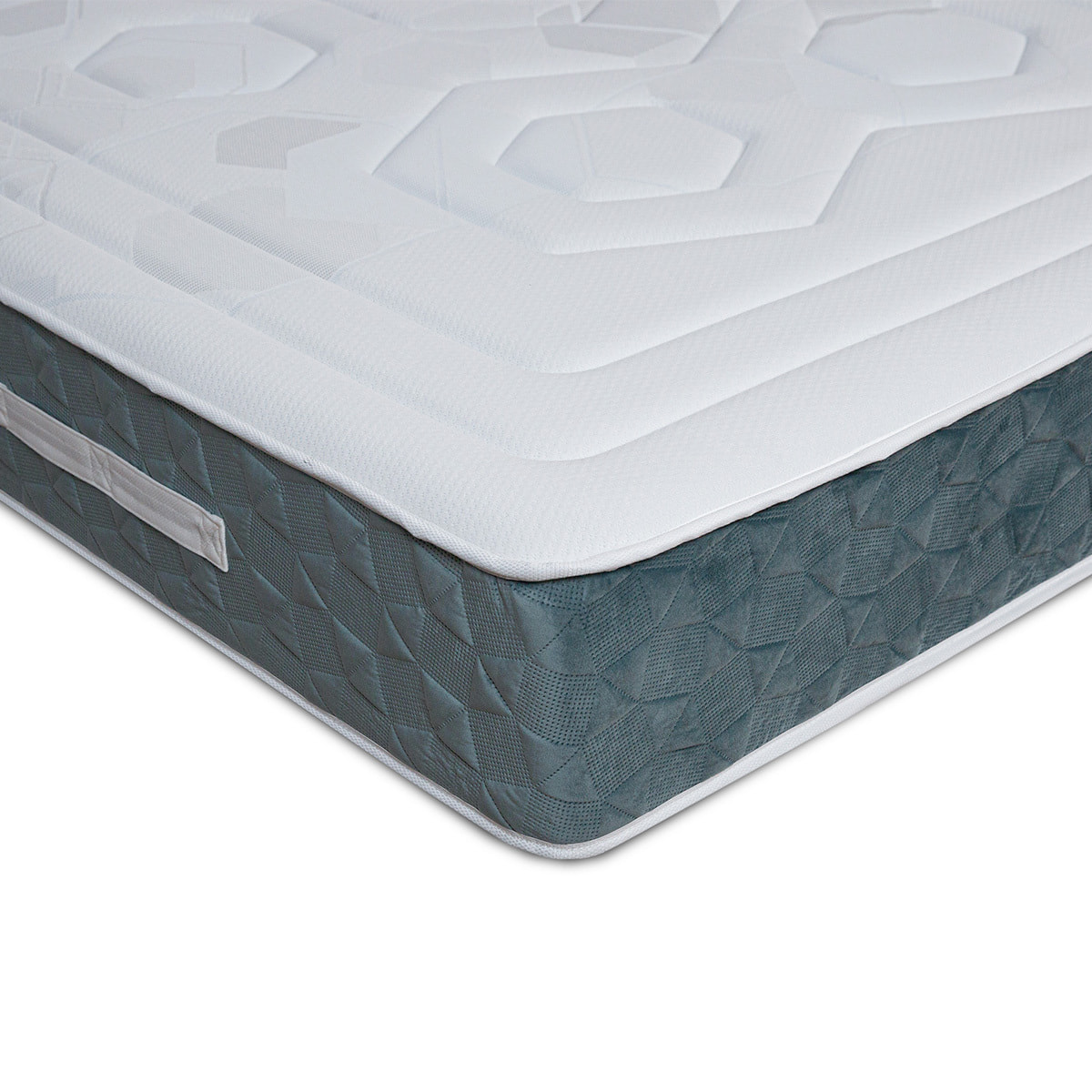 Matelas Hybride MARQUISE Ressorts Ensachés & Mémoire de Forme, 33 cm, Soutien Ferme, 4 poignées, Garantie 10 ans