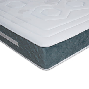 Matelas Hybride MARQUISE Ressorts Ensachés & Mémoire de Forme, 33 cm, Soutien Ferme, 4 poignées, Garantie 10 ans
