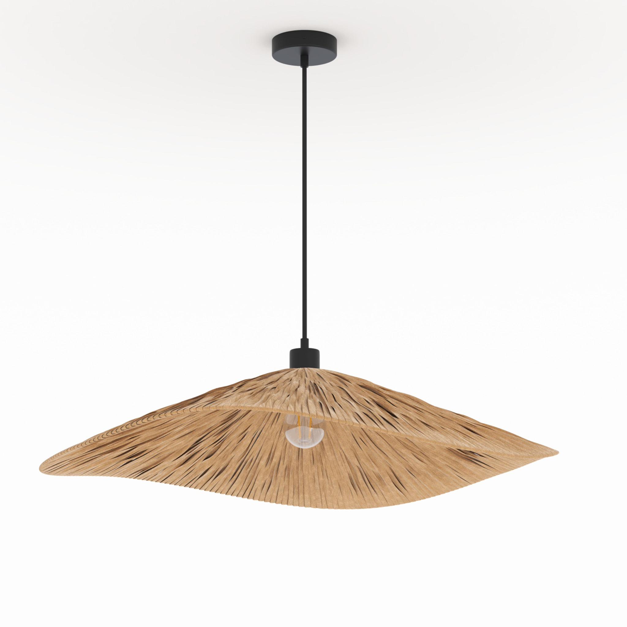 Suspension en raphia 75 cm - Stellaire