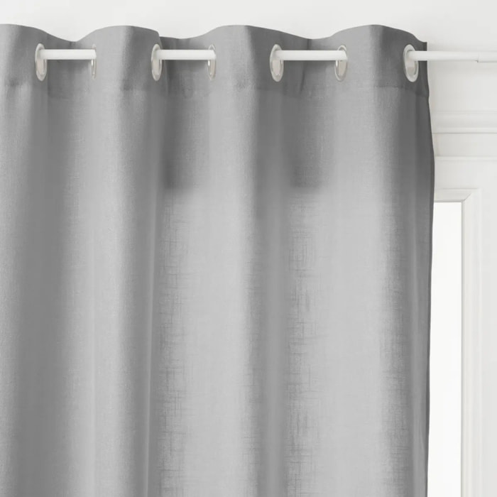 Rideau "Leon" gris 140x260cm