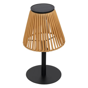 Lampe d'extérieur solaire et USB "Kessy" beige H30cm