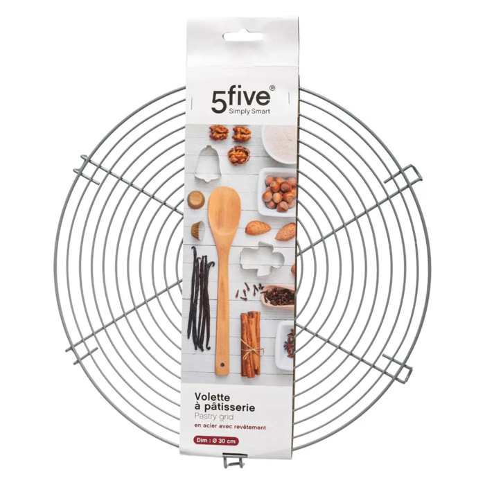 Volette à patisserie 30m en acier chromé