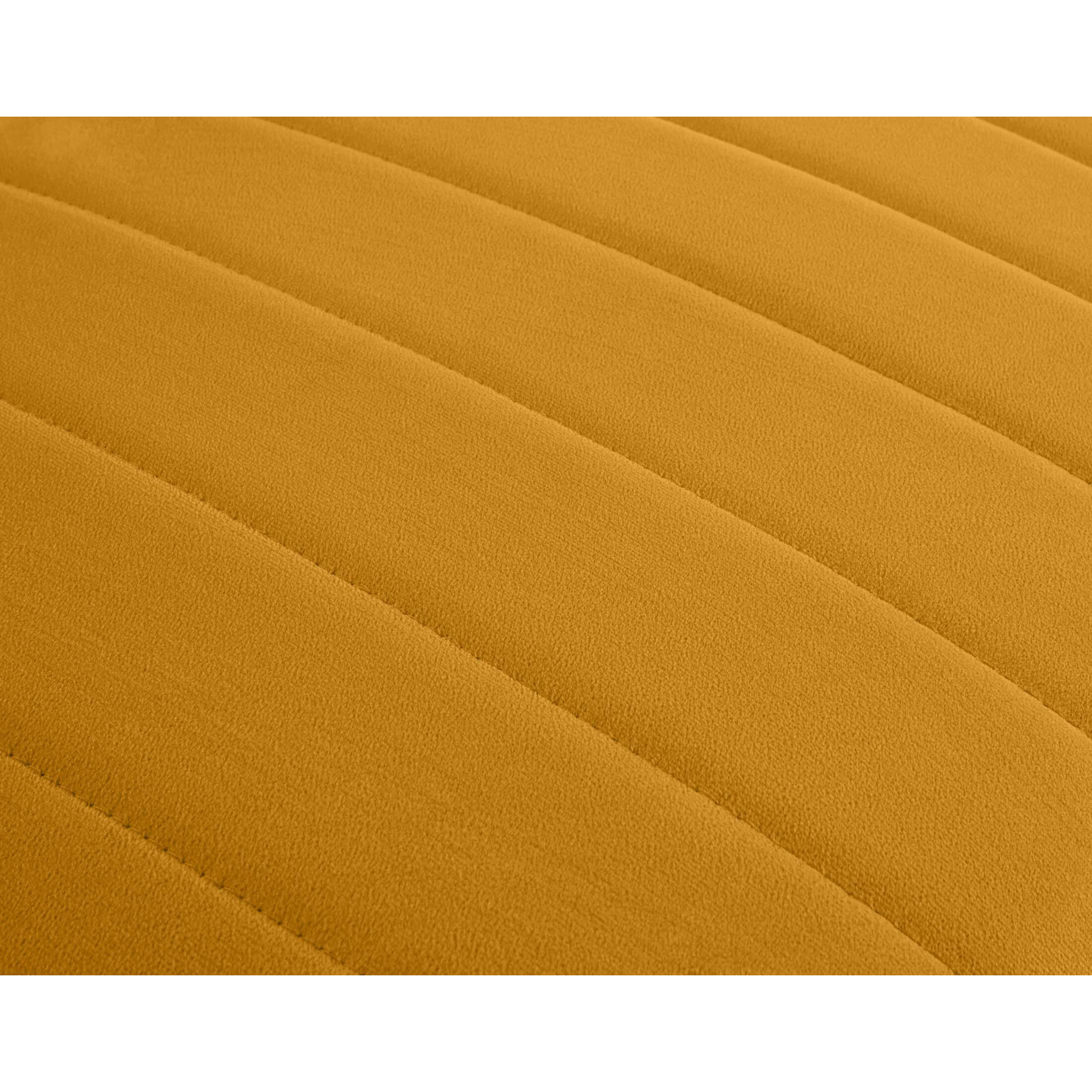 Nova - module d'assise sans accoudoirs - en velours - Jaune