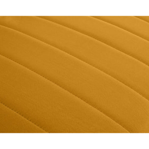 Nova - module d'assise sans accoudoirs - en velours - Jaune