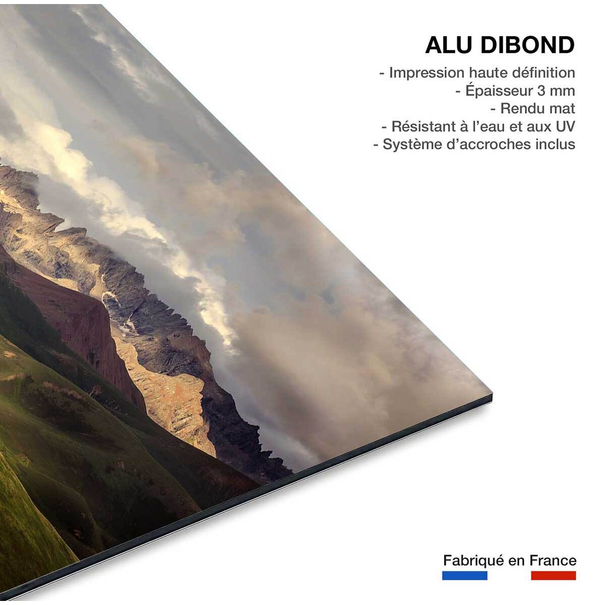 Tableau Plateau Tibetain Tableau alu Dibond