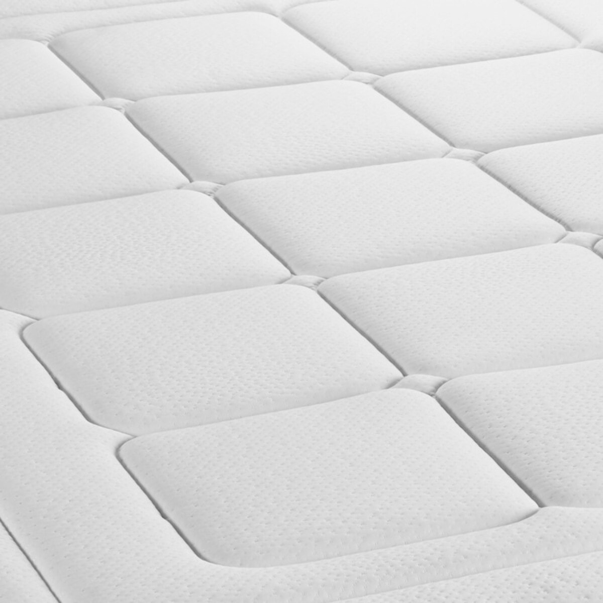 Ensemble matelas à mémoire de forme maxi épaisseur Balmoral sommier KIT blanc + Sommier tapissier en kit cm d'épaisseur - Matelas à Mémoire de forme de 24cm d'épaisseur