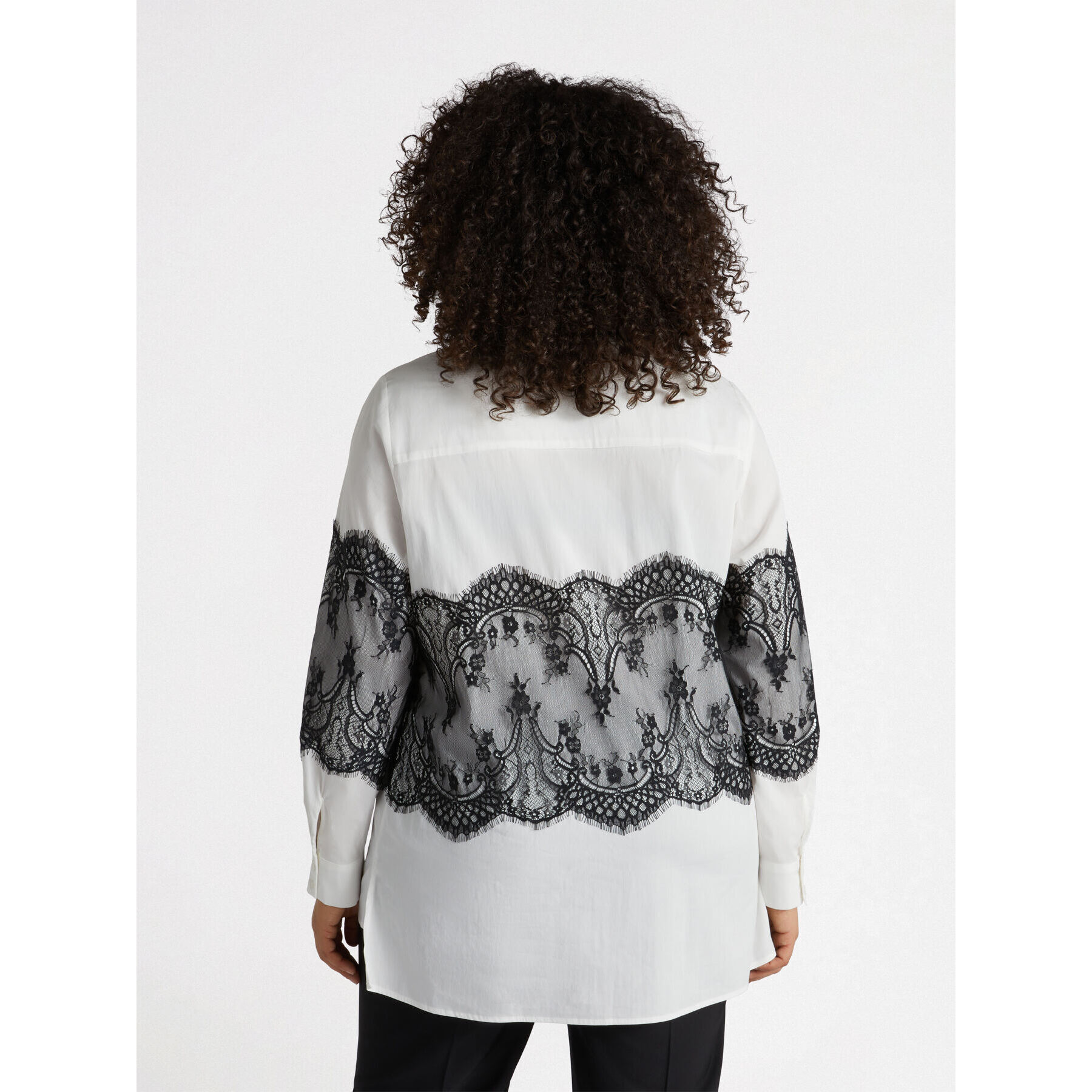 Fiorella Rubino - Camicia con pizzo - Bianco