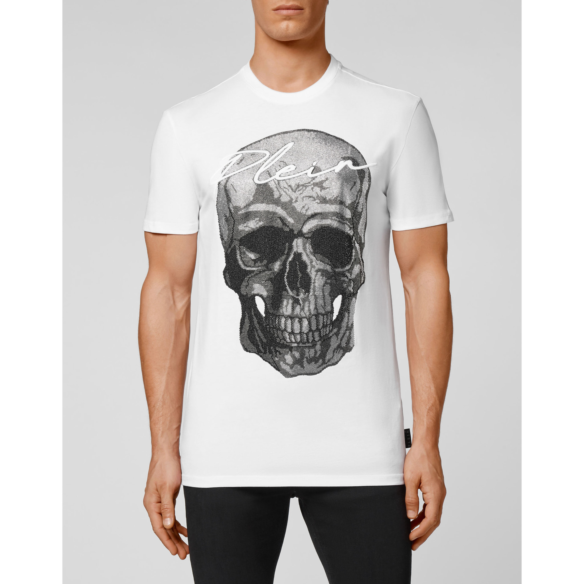 PHILIPP PLEIN Camiseta de cuello redondo SKULL