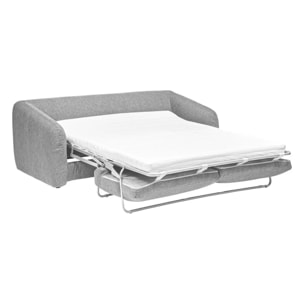 Canapé convertible "Guppy" 3 places gris souris