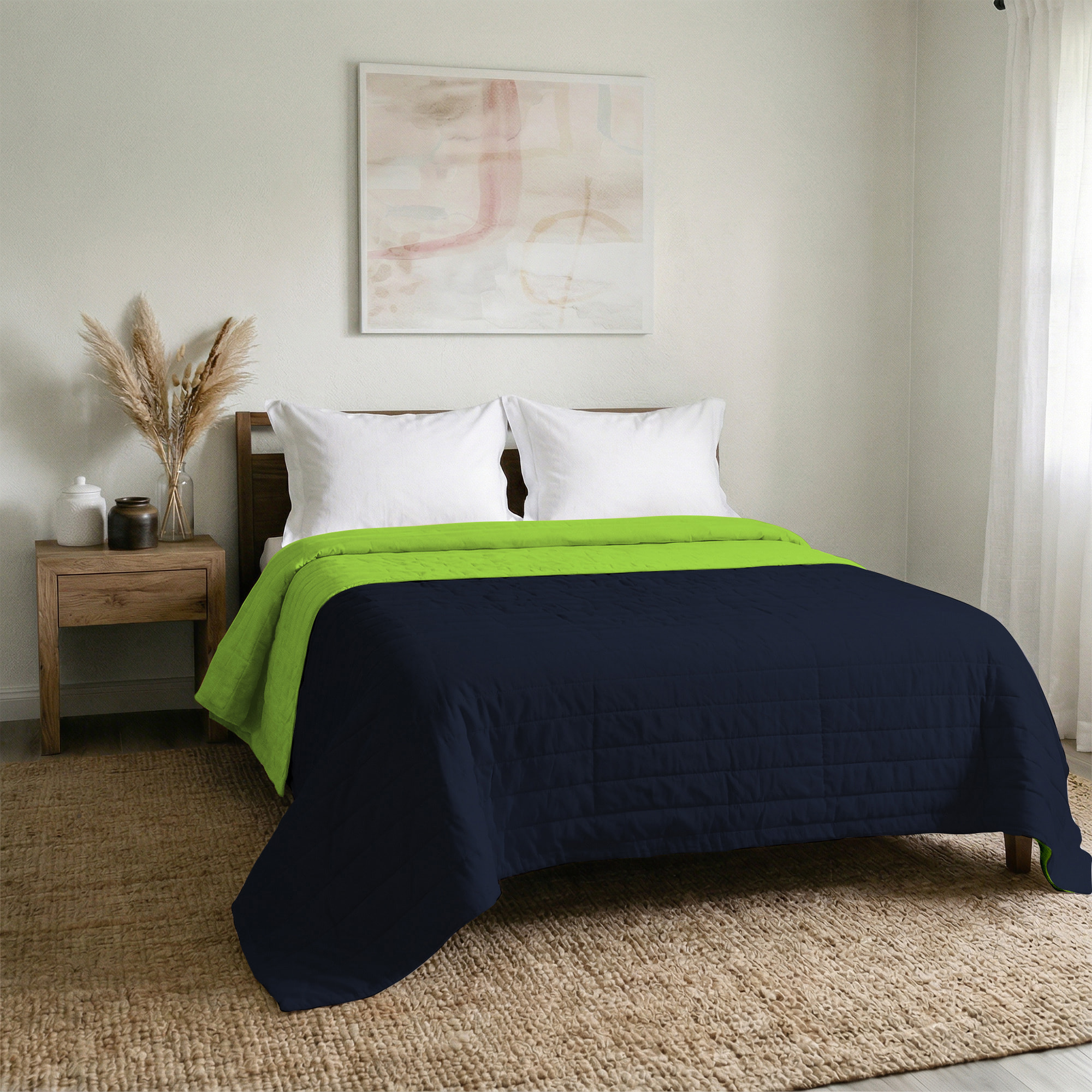 TRAPUNTINO ESTIVO ELEGANT MATRIMONIALE, BICOLORE