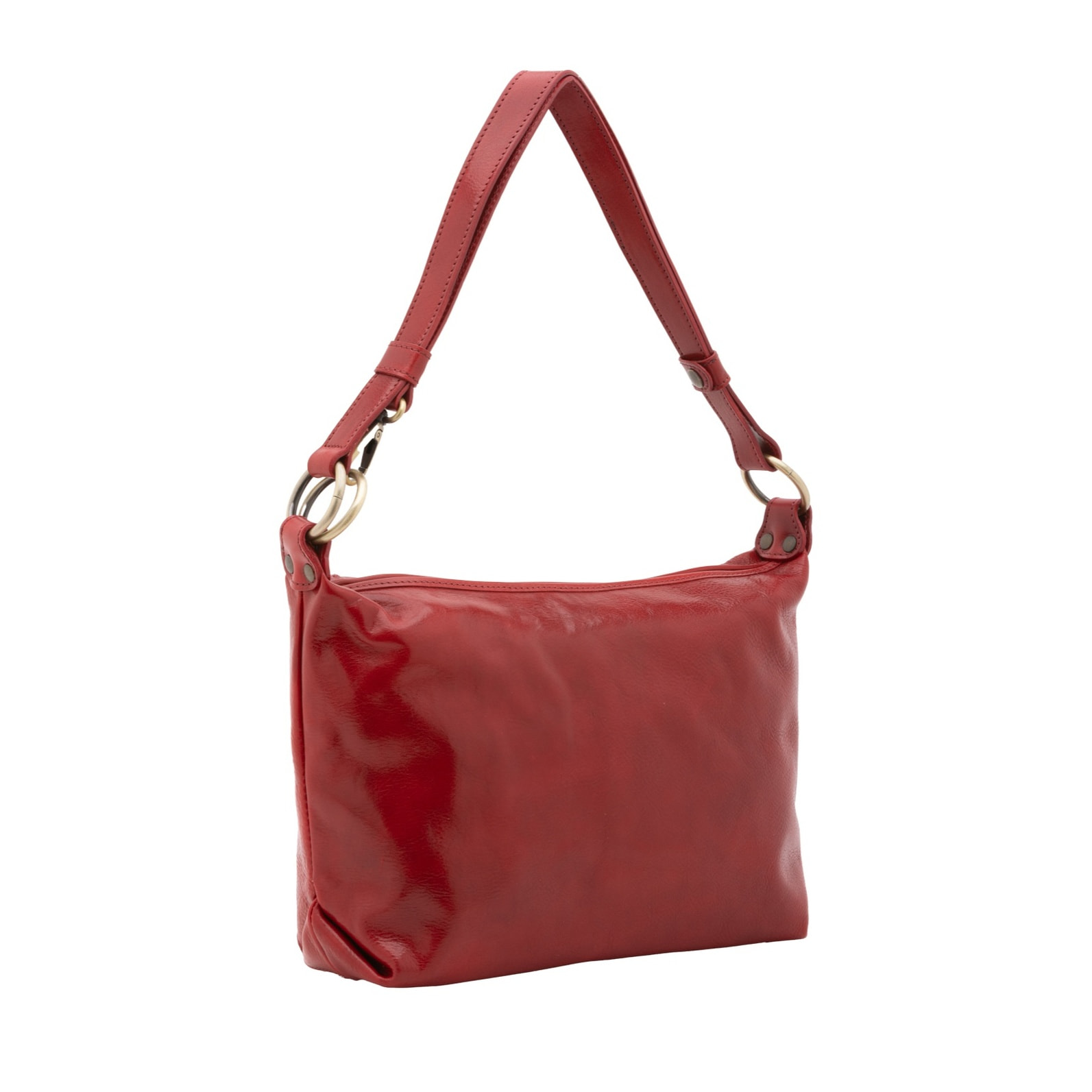 Borsa a spalla da donna - Modello False - 100% pelle - 38.0 x 23.0 x 10.0 cm