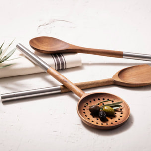 Set de 3 Utensilios de Cocina de Madera de Acacia El Bohio San Ignacio