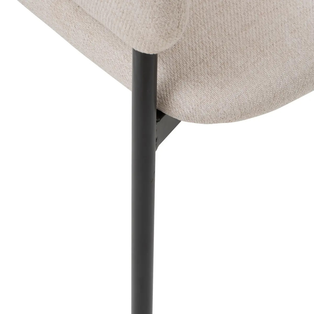 Lot Fauteuils "Solea" beige L59xp55xH78,5cm