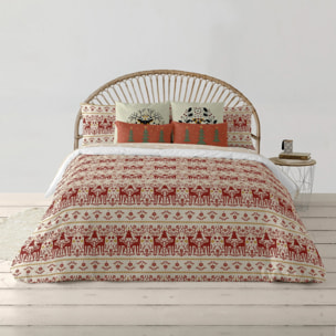Housse de couette avec pressions 100% coton Merry Christmas 21