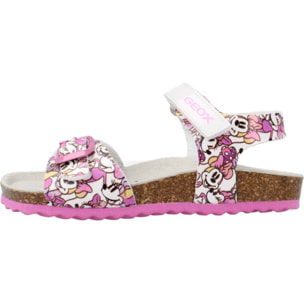Sandalias Niña de la marca GEOX  modelo B SANDAL CHALKI GIRL BLANCO
