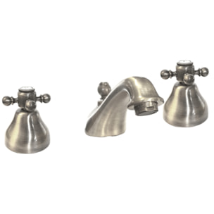 Mélangeur lavabo 3 trous PAINI Tiffany Gris Acier